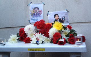 Illustration for article titled Russian Nintendo Fans Honor Satoru Iwata at the Japanese Embassy